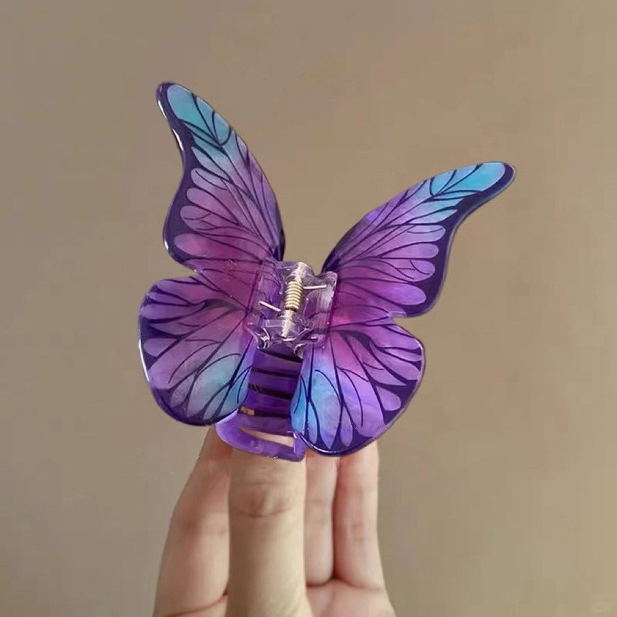 Women's IG Style Korean Style Butterfly Arylic Plating Hair Clip Hair Claws