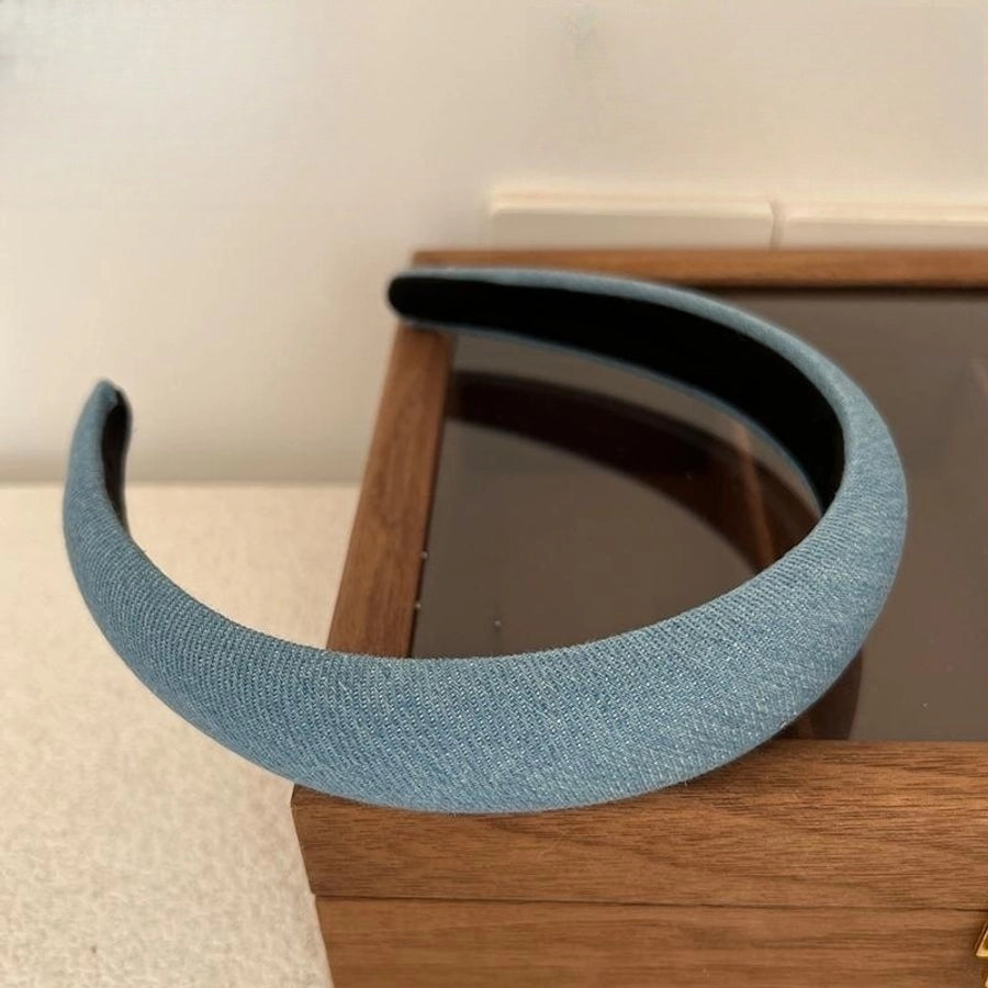 simple style solid color cloth hair band