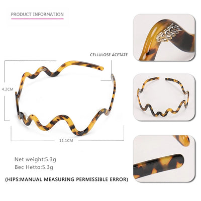 Women's Simple Style Classic Style Color Block Acetic acid sheets Hair Band