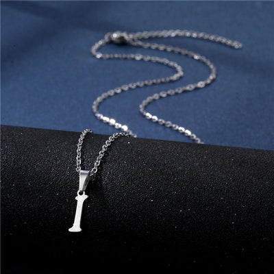 Jewelry Casual Simple Style Classic Style Letter 201 Stainless Steel Silver Plated Hollow Out Pendant Necklace