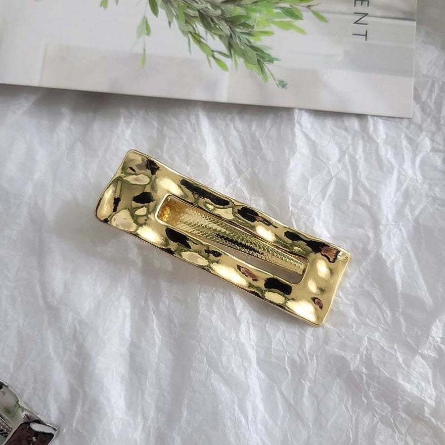 Women's Casual Simple Style Geometric Alloy Plating Hair Clip