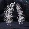 Women's Simple Style Classic Style Leaf Alloy Inlay Rhinestones Hair Band