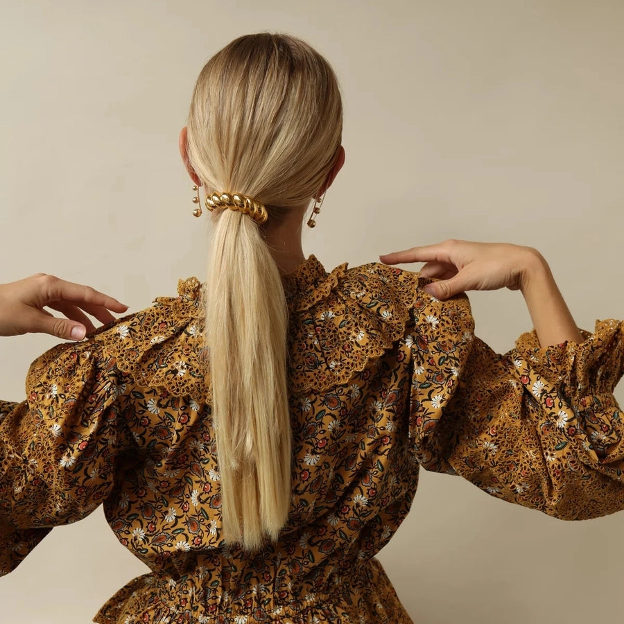 Women's IG Style Simple Style Twist 304 Stainless Steel Hair Tie