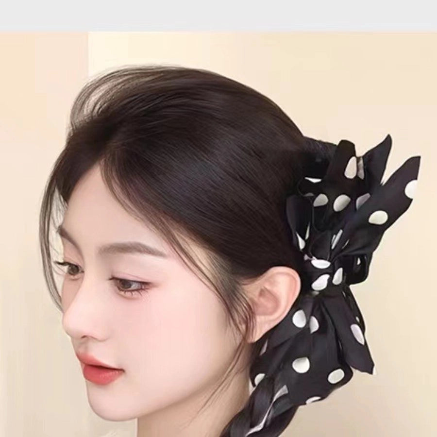 Women's Simple Style Bow Knot Cloth Hair Claws