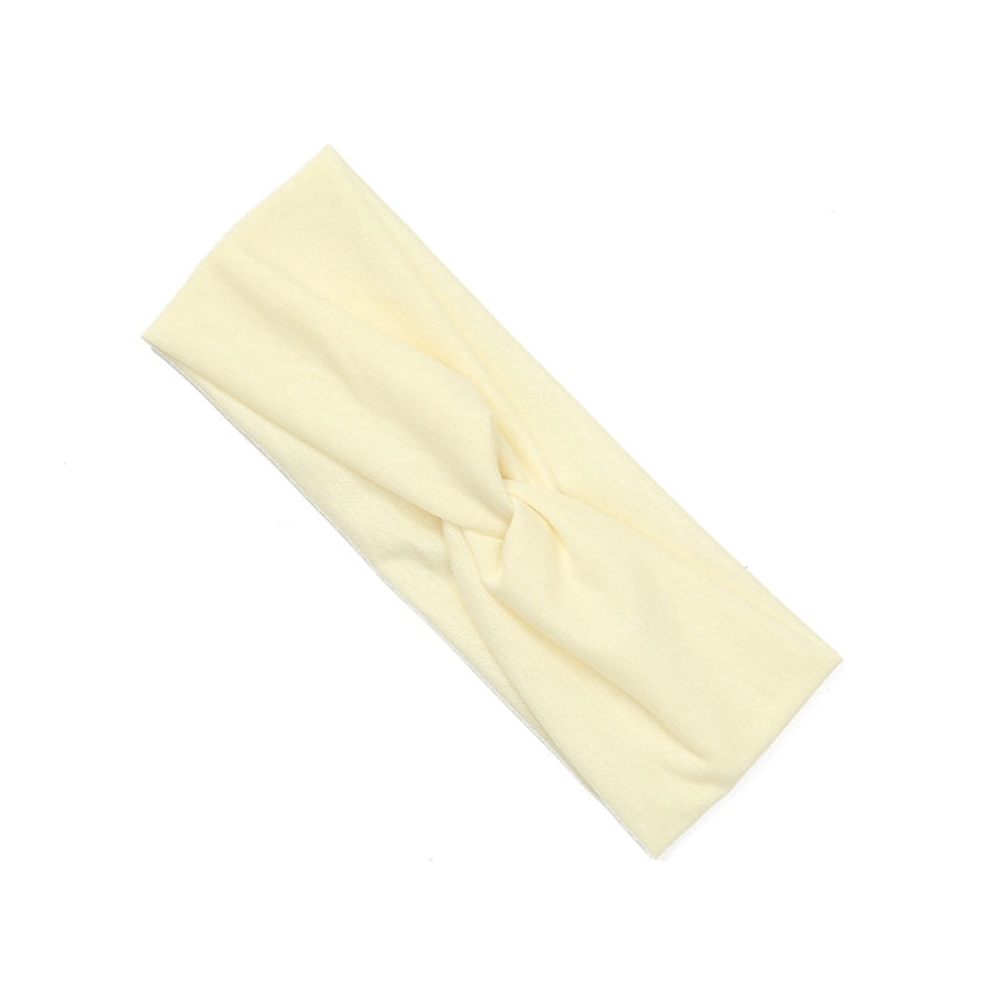 New Adult Plain Cross Headband Knotted Polyester Women's Hair Band Daily Wash Face Hair Band Hair Band