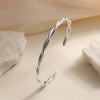 Retro Simple Style Commute Geometric 304 Stainless Steel Cuff Bracelets In Bulk