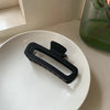 13cm cream shark clip female back head updo hair clip hairpin temperament headdress hair grip hair volume multiple hairpin