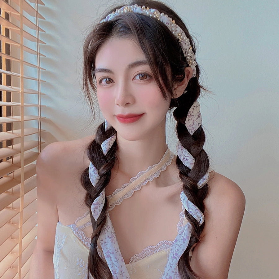 Women's Simple Style Ditsy Floral Cloth Hair Band