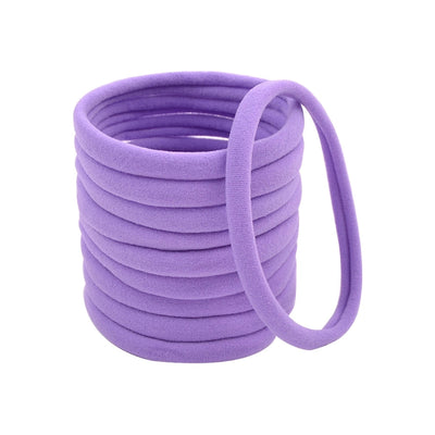 fashion solid color nylon hair tie 1 piece