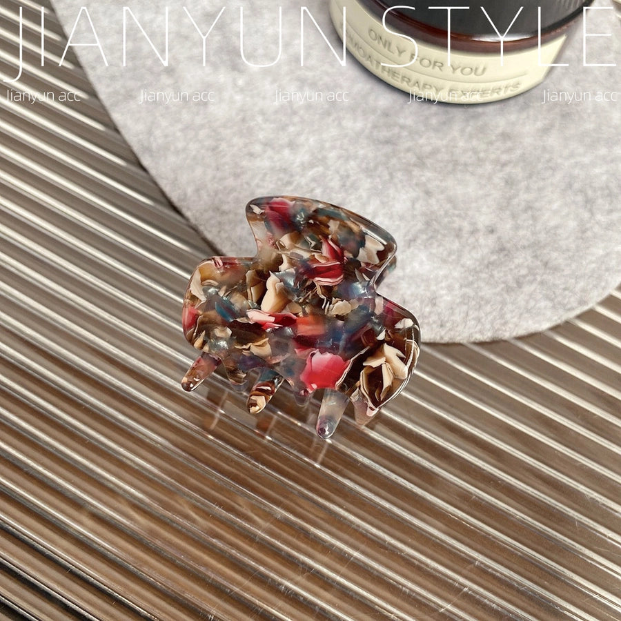 Beautiful Mini small size acetate grip bangs clip side broken hairpin hairpin air texture shark clip ponytail headdress