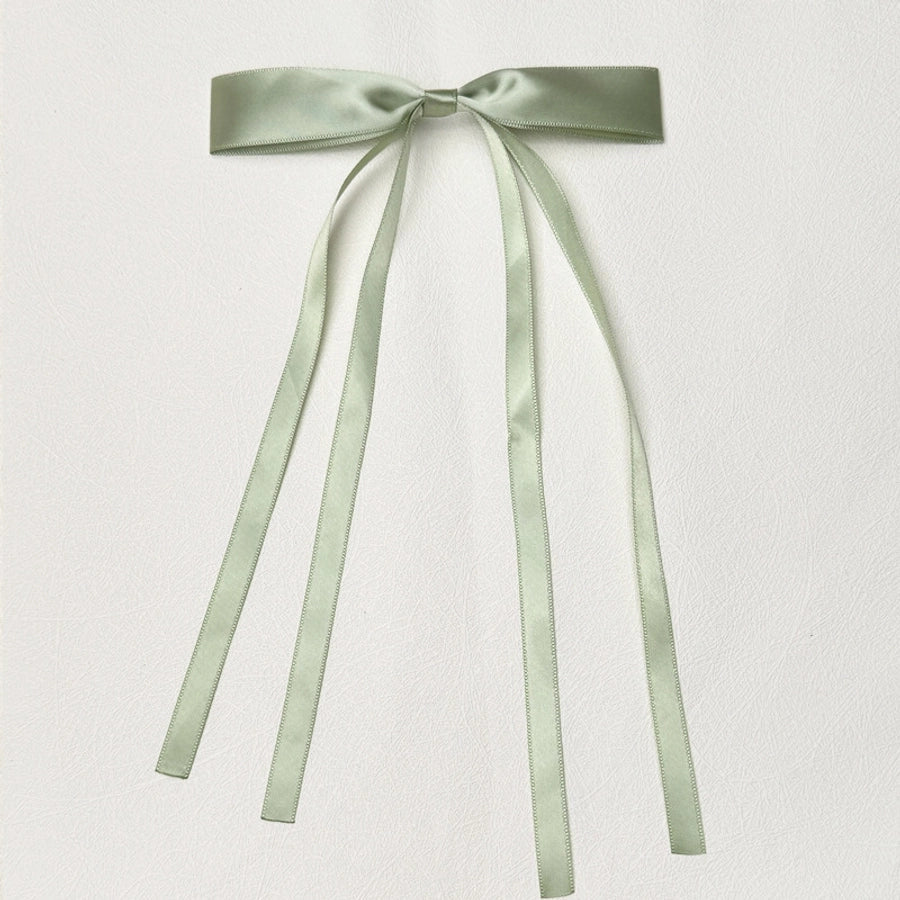 2.5cm polyester multi-color girl ribbon bow hairpin Lady temperament double ribbon duckbill clip top clip hair accessories