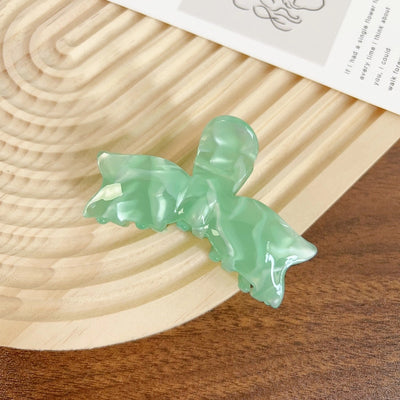 Women's Elegant Color Block Acetic acid sheets Bowknot Hair Claws