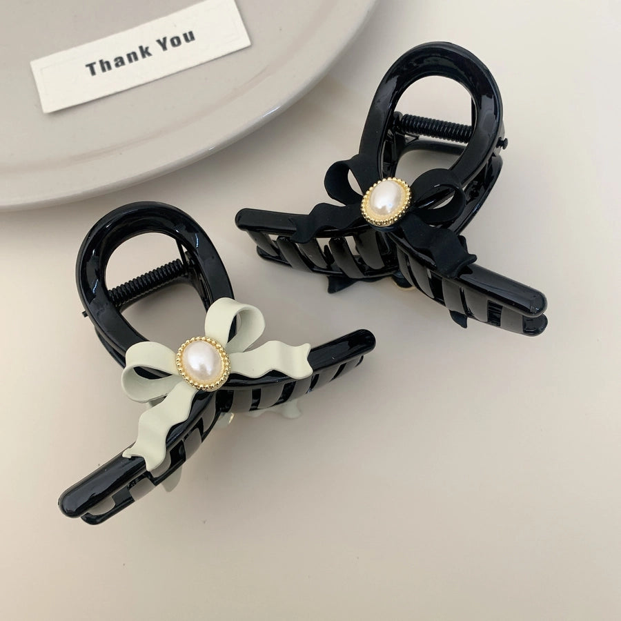 Women's Simple Style Commute Bow Knot PS Hair Claws