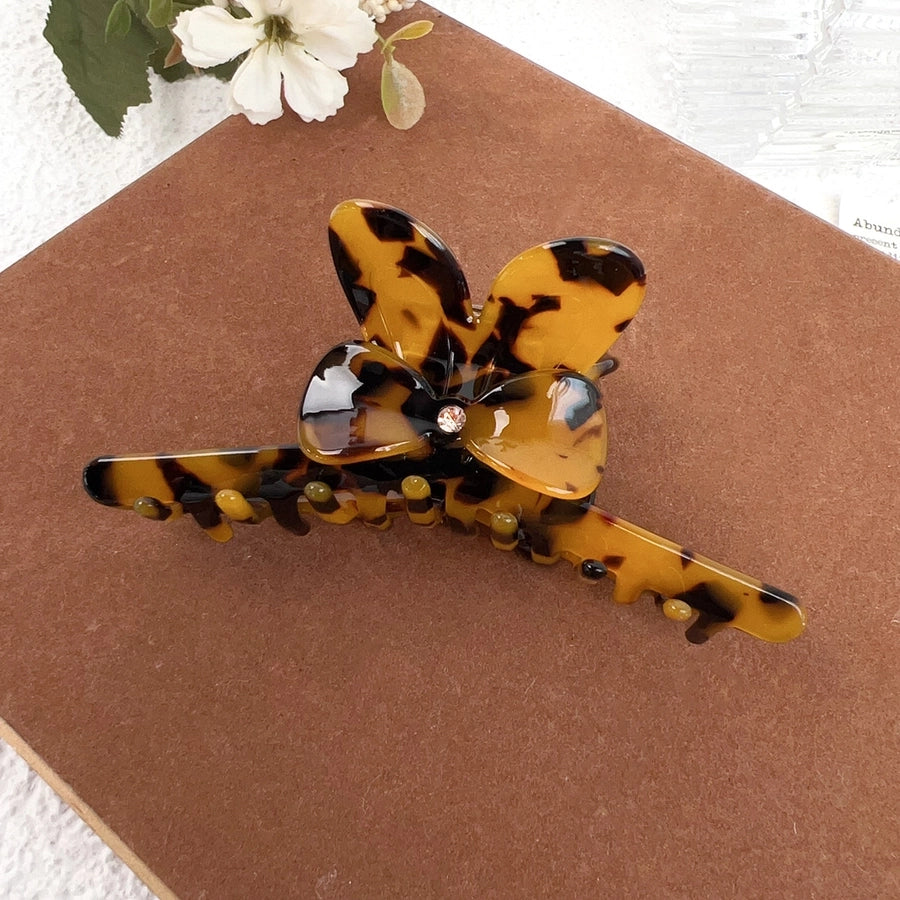 Women's Sweet Simple Style Bow Knot Acetic acid sheets Inlay Rhinestones Hair Claws