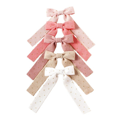 sweet bow knot corduroy hair clip