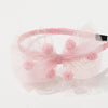kid's simple style bow knot gauze hair band
