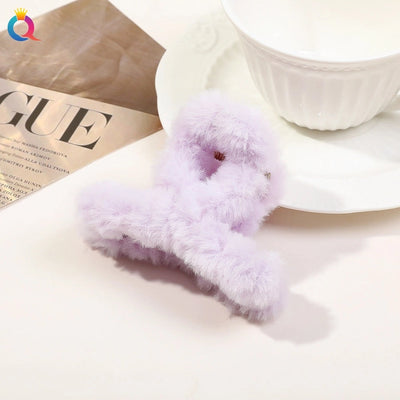japanese style solid color plastic handmade hair claws 1 piece