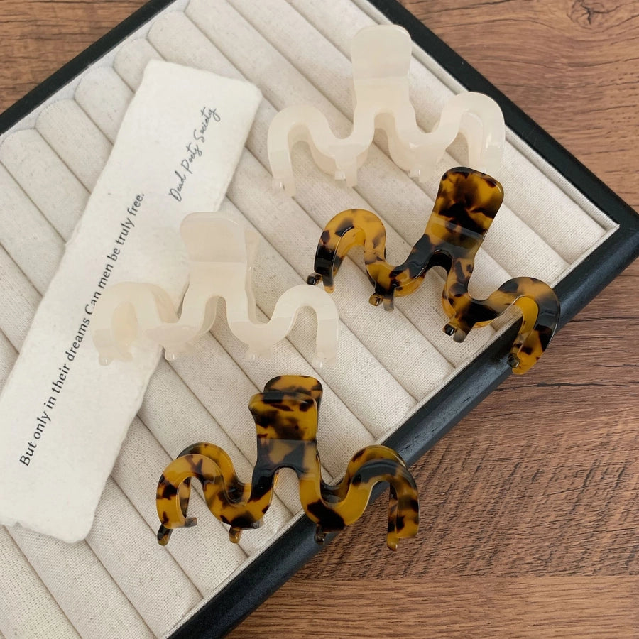 Women's Simple Style Commute Solid Color Acetic acid sheets Hair Claws