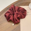 High-grade high-quality satin large intestine hair ring temperament fat intestine ring Korean style hair rope simple head rope women's headdress