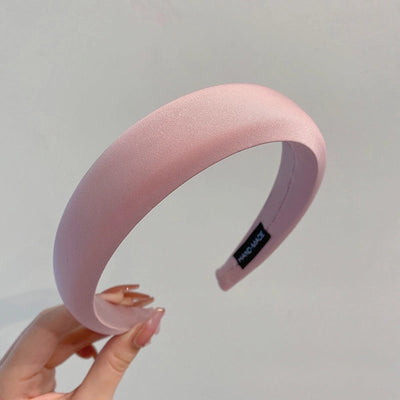 fashion solid color cloth handmade hair band 1 piece