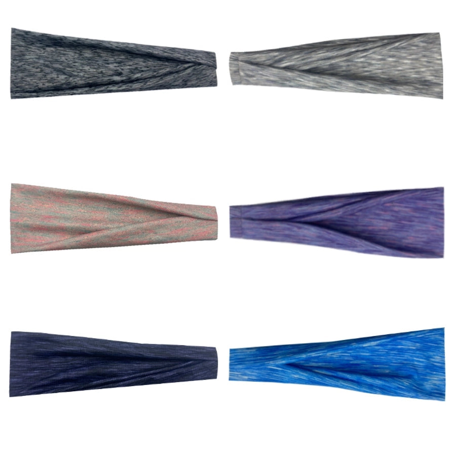 Unisex Hip-Hop Retro U Shape Plaid Imitation Cotton Hair Band