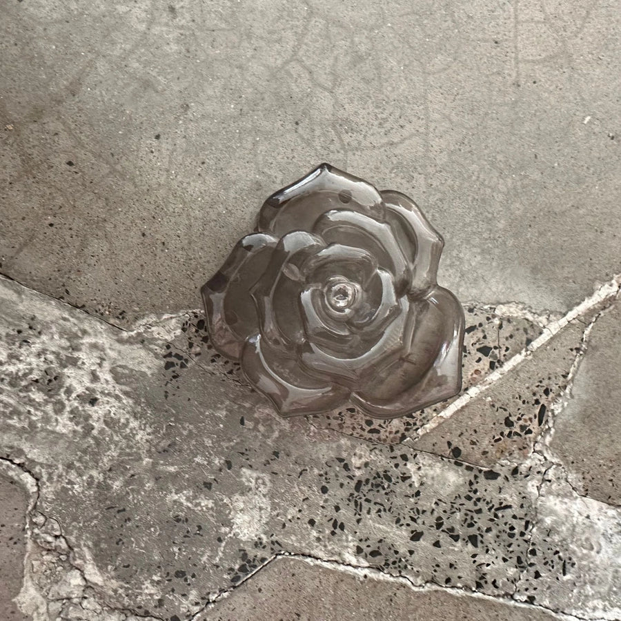 Women's IG Style Korean Style Rose Plastic Stoving Varnish Hair Clip