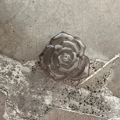 Women's IG Style Korean Style Rose Plastic Stoving Varnish Hair Clip