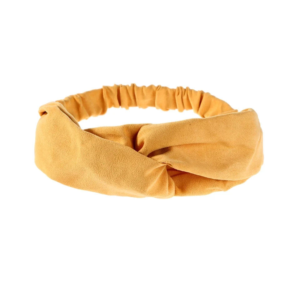fashion bow knot cloth pleated hair band 1 piece