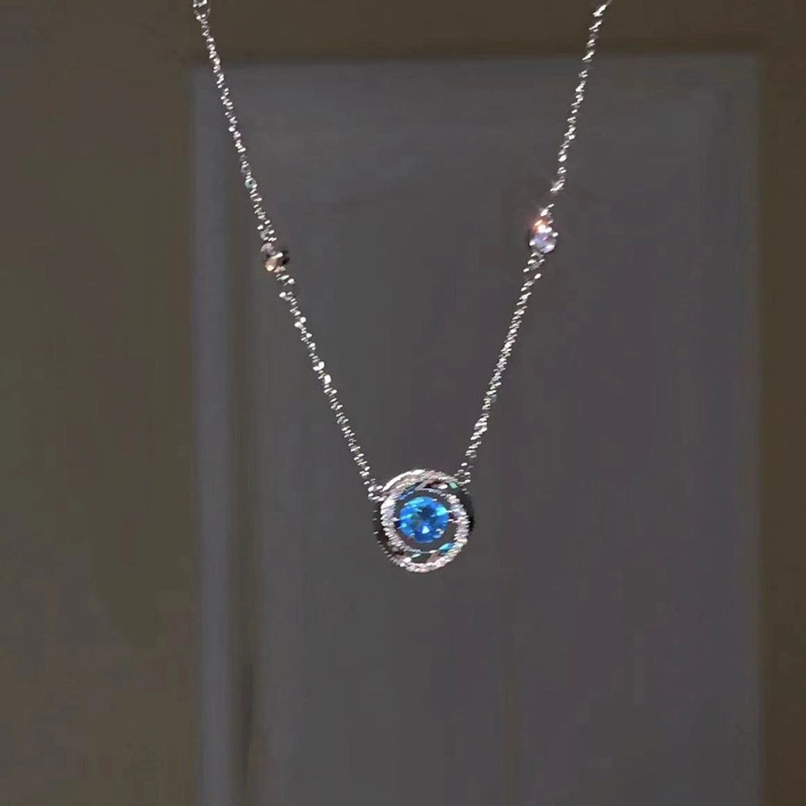 Copper Plating Geometric Pendant Necklace