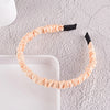 fashion candy color solid color sponge wide-sided headband