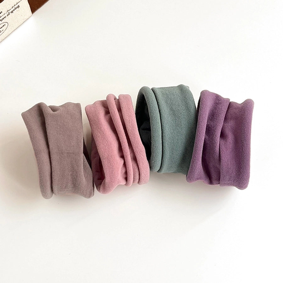 Women's Simple Style Classic Style Solid Color Nylon Pleated Hair Tie