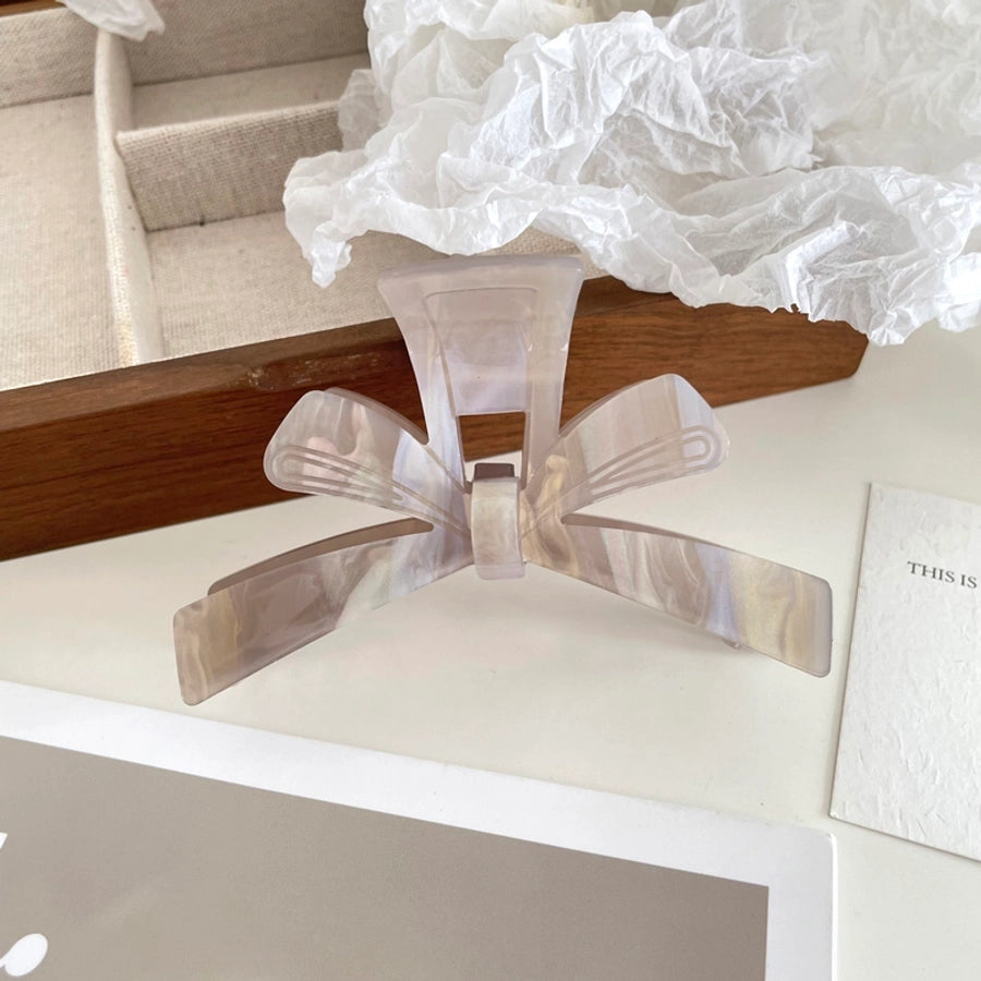 Women's Simple Style Artistic Bow Knot Acetic acid sheets Hair Claws