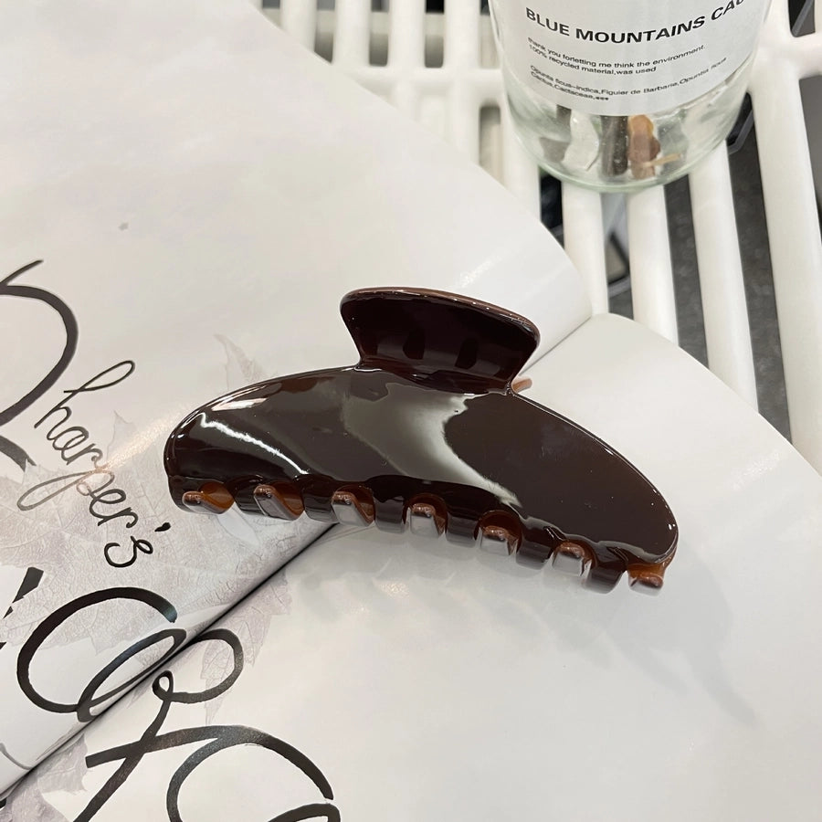 Women's Basic Simple Style Solid Color Acetic acid sheets Hair Claws