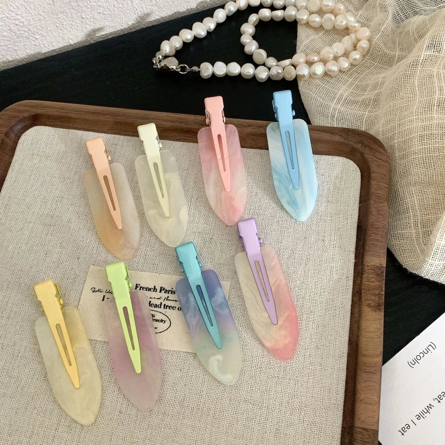 Women's Simple Style Classic Style Solid Color Acetic acid sheets Hair Clip