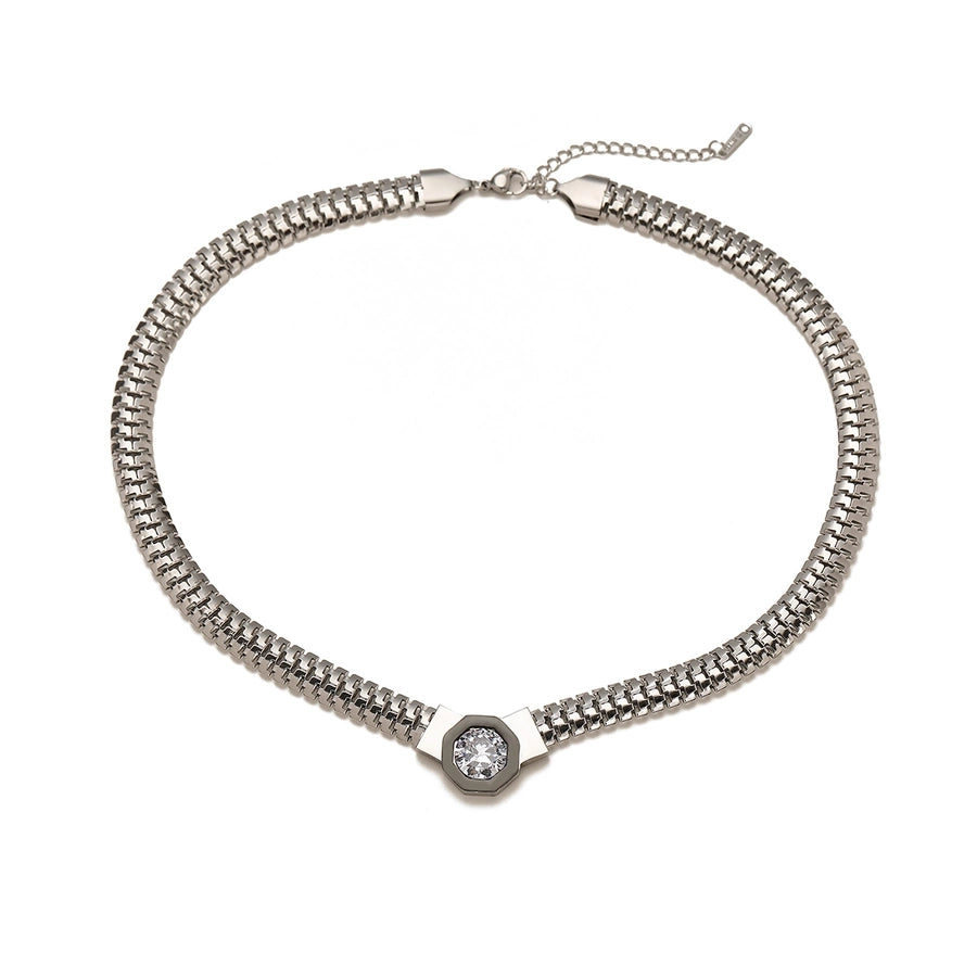 Jewelry Retro Geometric 304 Stainless Steel Necklace