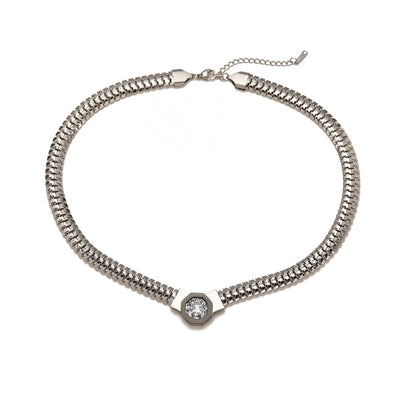 Jewelry Retro Geometric 304 Stainless Steel Necklace