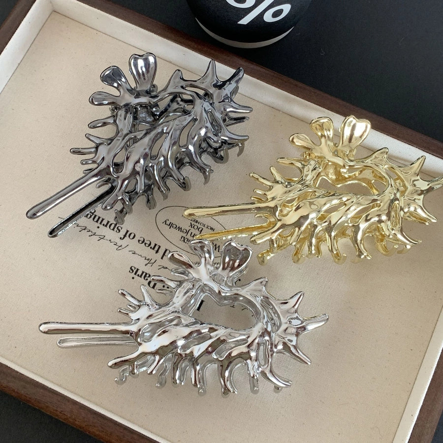 elegant streetwear butterfly alloy hair claws