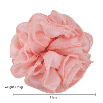 Women's Elegant Simple Style Flower Cloth Hair Tie