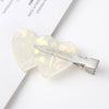fashion ditsy floral arylic stoving varnish hair clip 1 piece