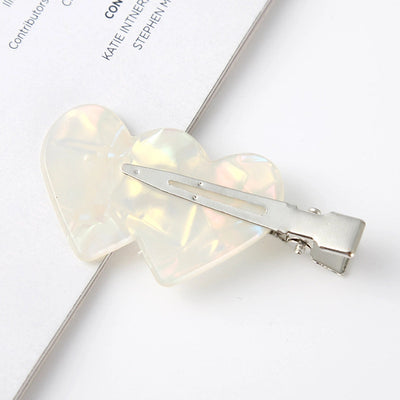 fashion ditsy floral arylic stoving varnish hair clip 1 piece