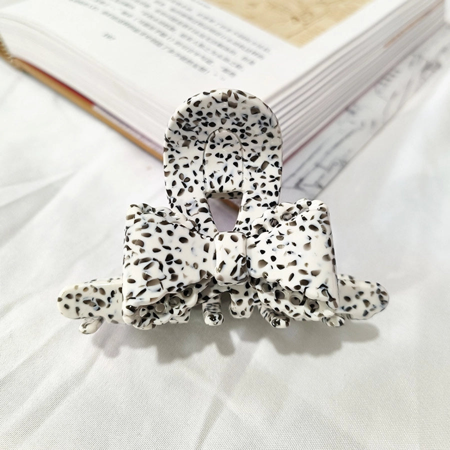 Women's Casual Simple Style Streetwear Geometric Bow Knot Acetic acid sheets Handmade Hair Claws