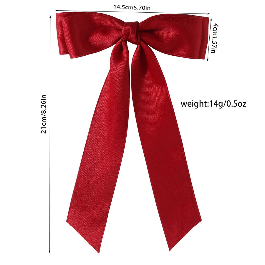 Guanyang  New Arrival 4cm Polyester Cotton Double-Layer Bow Hair Clip Hairpin Lady Updo Word Duckbilled Hair Accessories