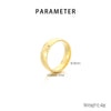 Jewelry Vintage Style Geometric 304 Stainless Steel 18K Gold Plated Rings