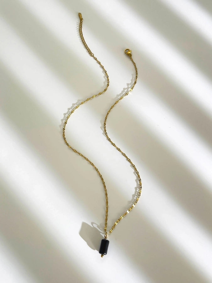 Jewelry Simple Style Classic Style Geometric 316L Stainless Steel  Plating Pendant Necklace