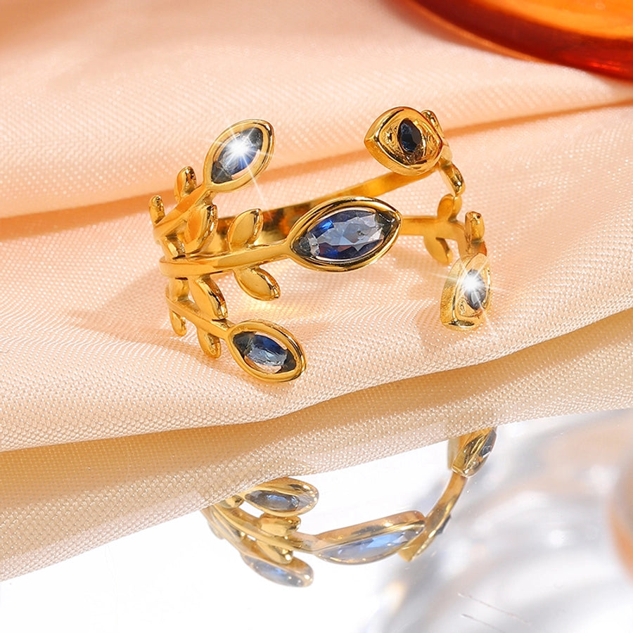 Jewelry Elegant Simple Style Classic Style Geometric 304 Stainless Steel Open Rings