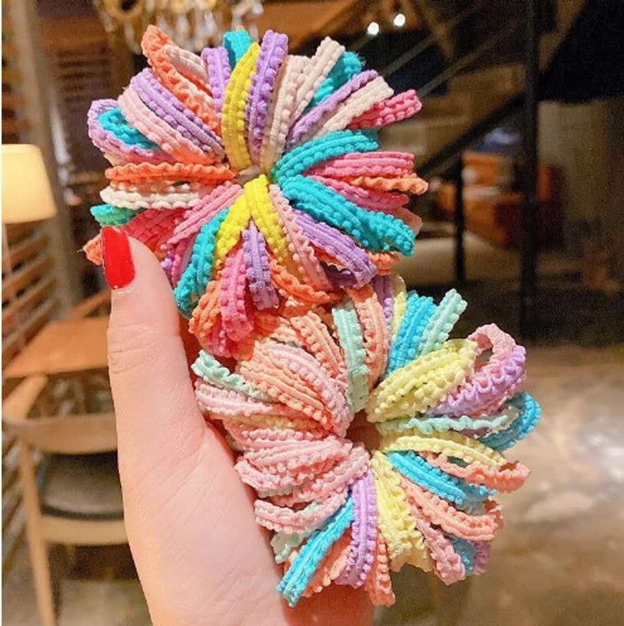 Children's Hair Tie Rubber Band Hair Band Hair Rope Girls' Baby Hair Tie Hair Rope Hair Accessories Hair Rope High Color Value Does Not Hage Hair