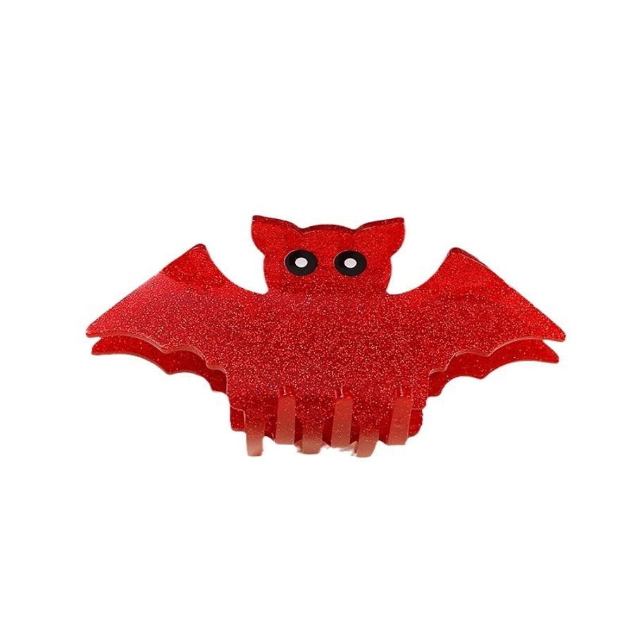 Halloween Cute Funny Women's Bat Arylic Handmade Hair Claws