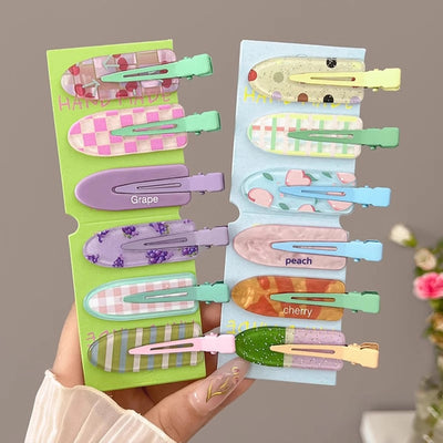 Women's Cute Solid Color Alloy Hair Clip