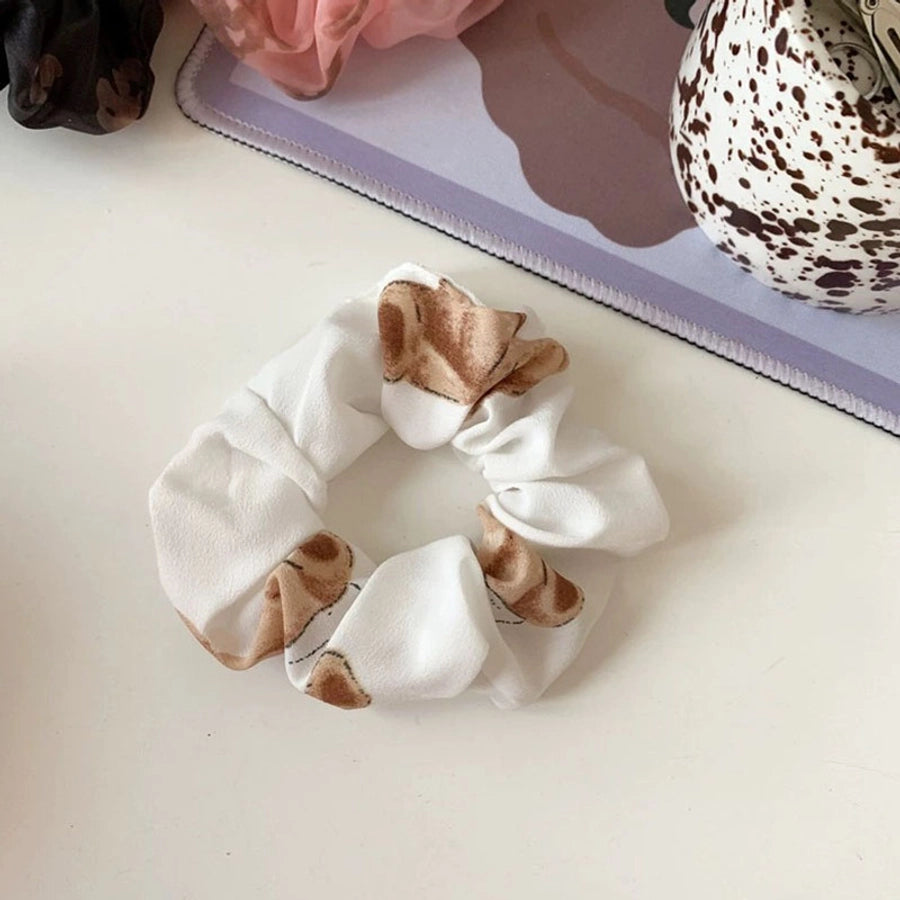 Women's Preppy Style Sweet Korean Style Animal Bear Cloth Hair Tie