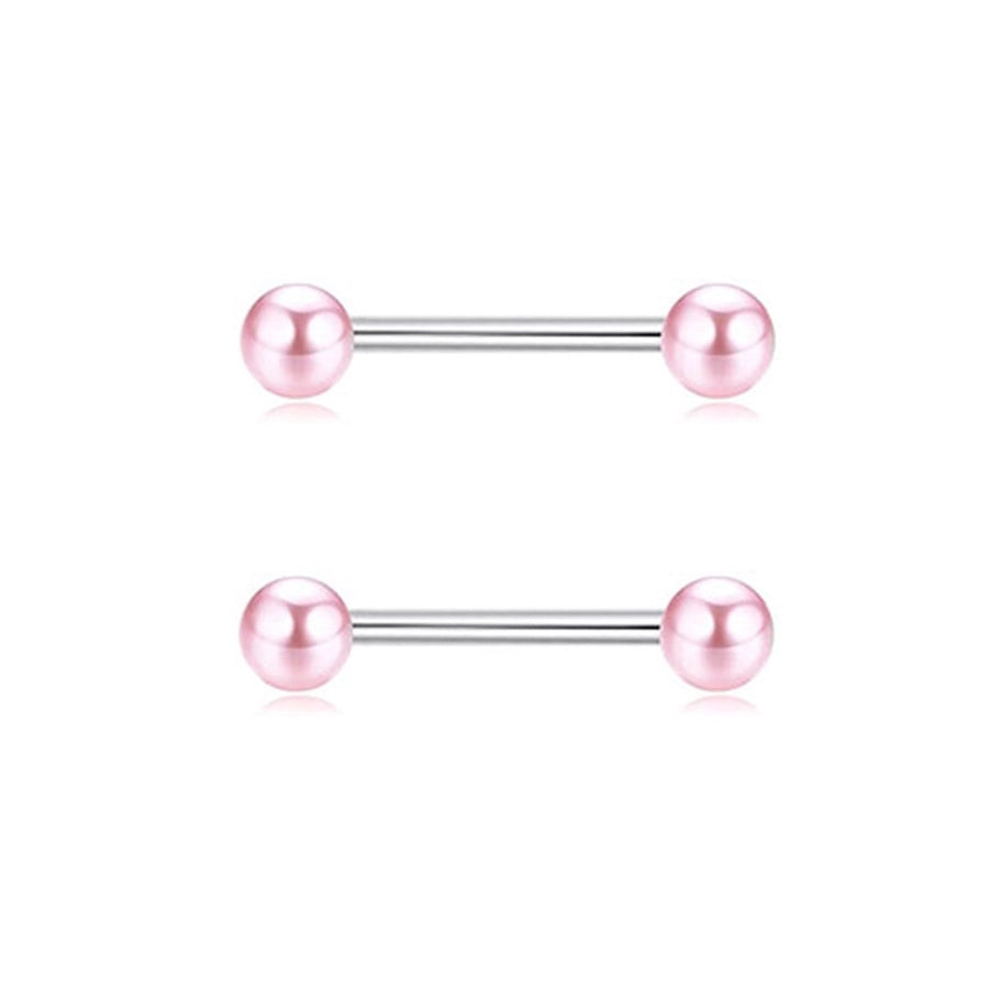 1 Pair Nipple Rings & Studs Hip-Hop Shiny Heart Shape Flower Butterfly 316L Stainless Steel  Copper Inlay Zircon Nipple Rings & Studs